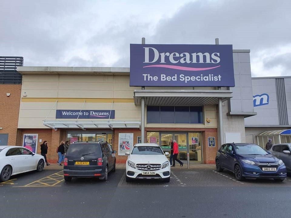 Dreams Store in Kirkcaldy Beds, Mattresses & Furniture Dreams